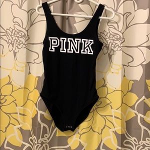 PINK Victoria's Secret Tops - Vs pink bodysuit PINK Victoria's Secret Tops - Vs pink bodysuit